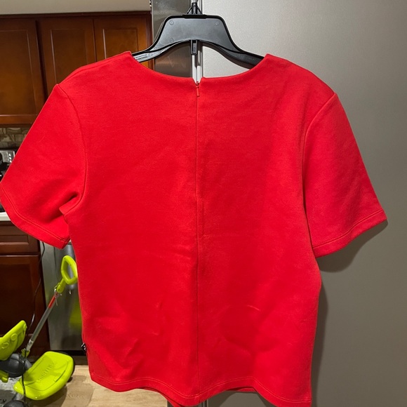 Adidas Trefoil Logo Womens Short Sleeve Half Zip Tee Top T-Shirt AY6728 Size XS - Picture 5 of 6